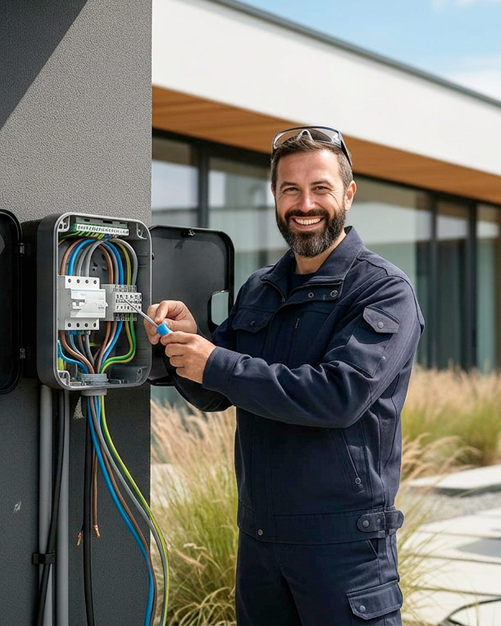 Marco Vormann Team bei der Arbeit – professionelle Elektroinstallation